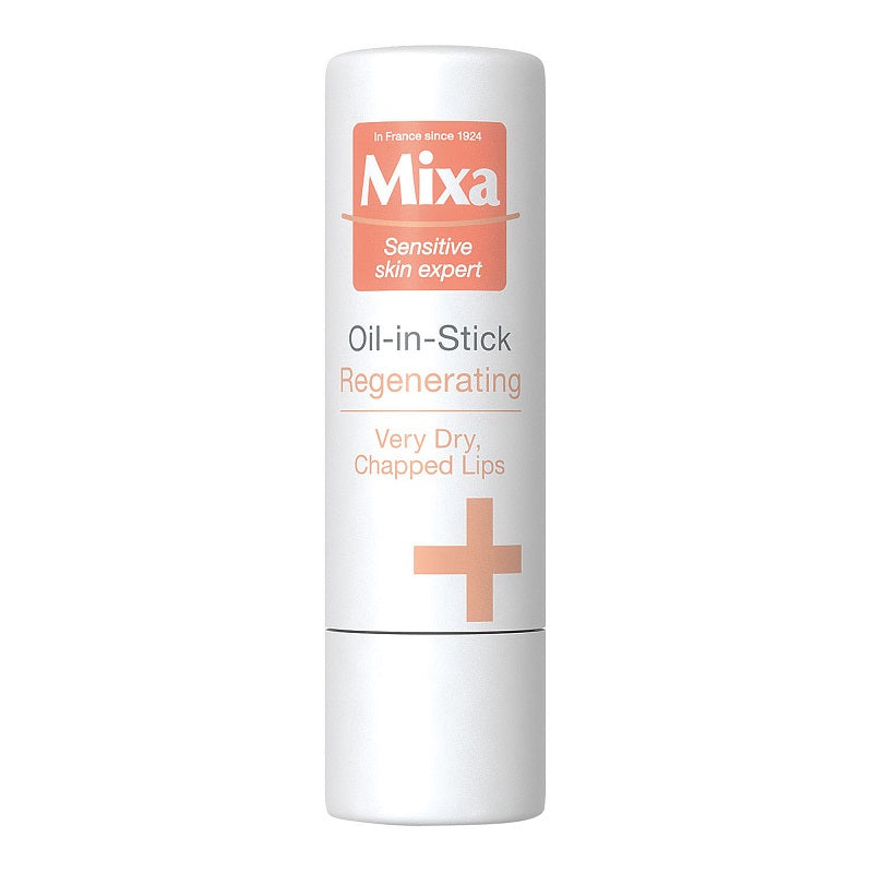 цена MIXA Oil-in-Stick Восстанавливающий масляный бальзам для губ 4,7мл
