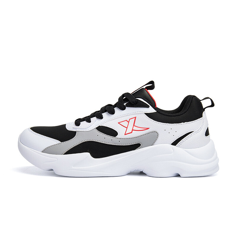 

Кроссовки XTEP Lifestyle Shoes Men Low-top White/black/gray, белый/черный