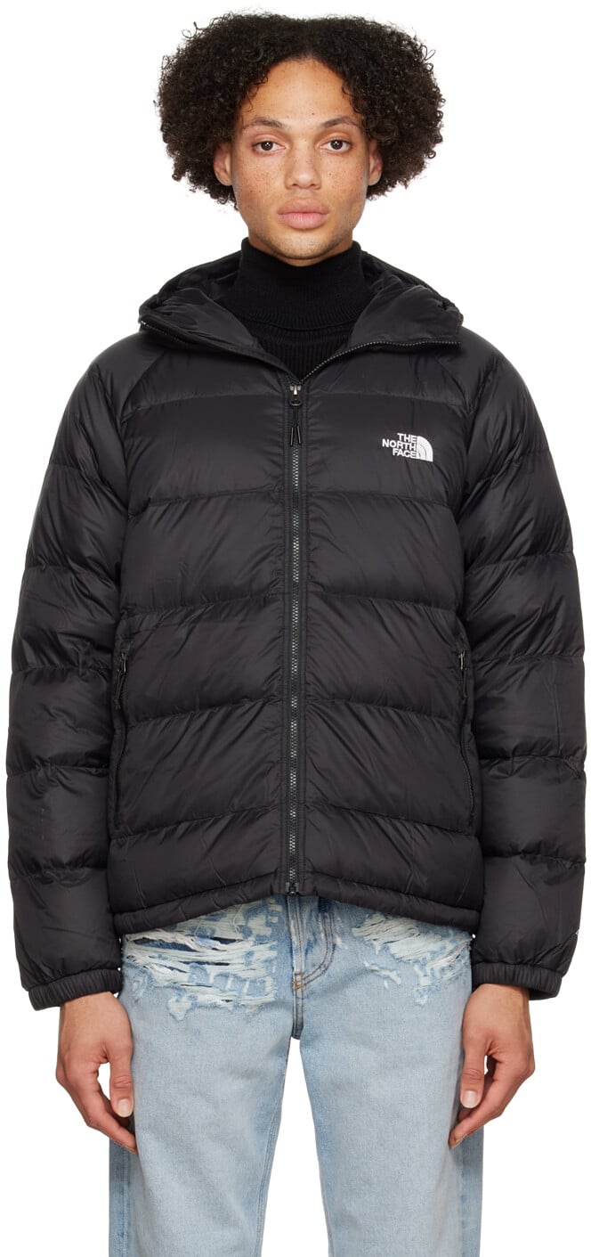 

Черный пуховик из гидреналита The North Face