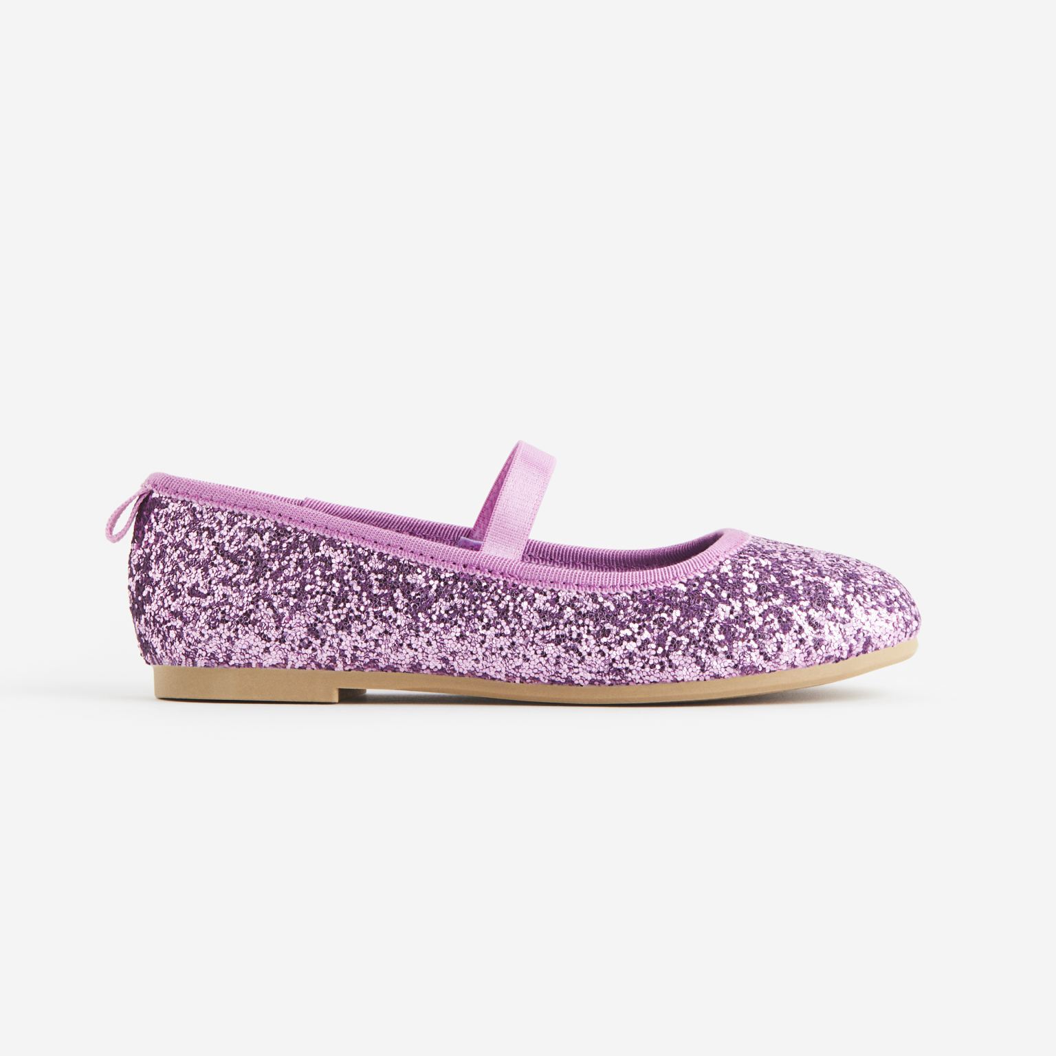 Балетки H&M Disney Encanto Glittery, фиолетовый