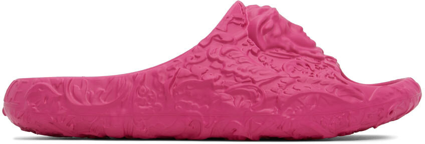 

Розовые шлепанцы Medusa Dimension Versace