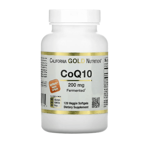 Коэнзим Q10, 200 mg, 120 капсул California Gold Nutrition california gold nutrition коэнзим q10 100 мг 120 растительных капсул