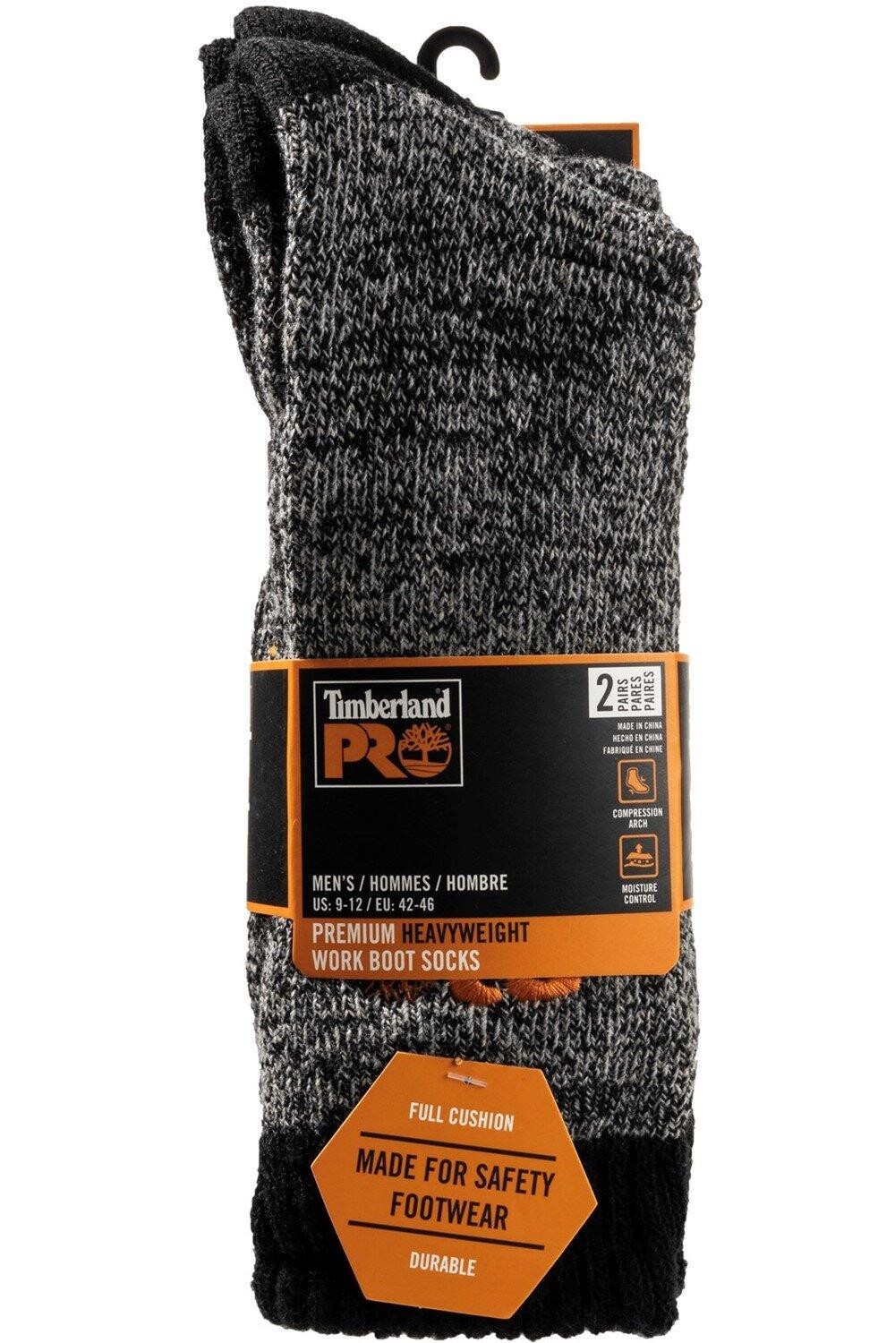 

Комплект тяжелых носков для ботинок, 2 шт. Timberland Pro, черный