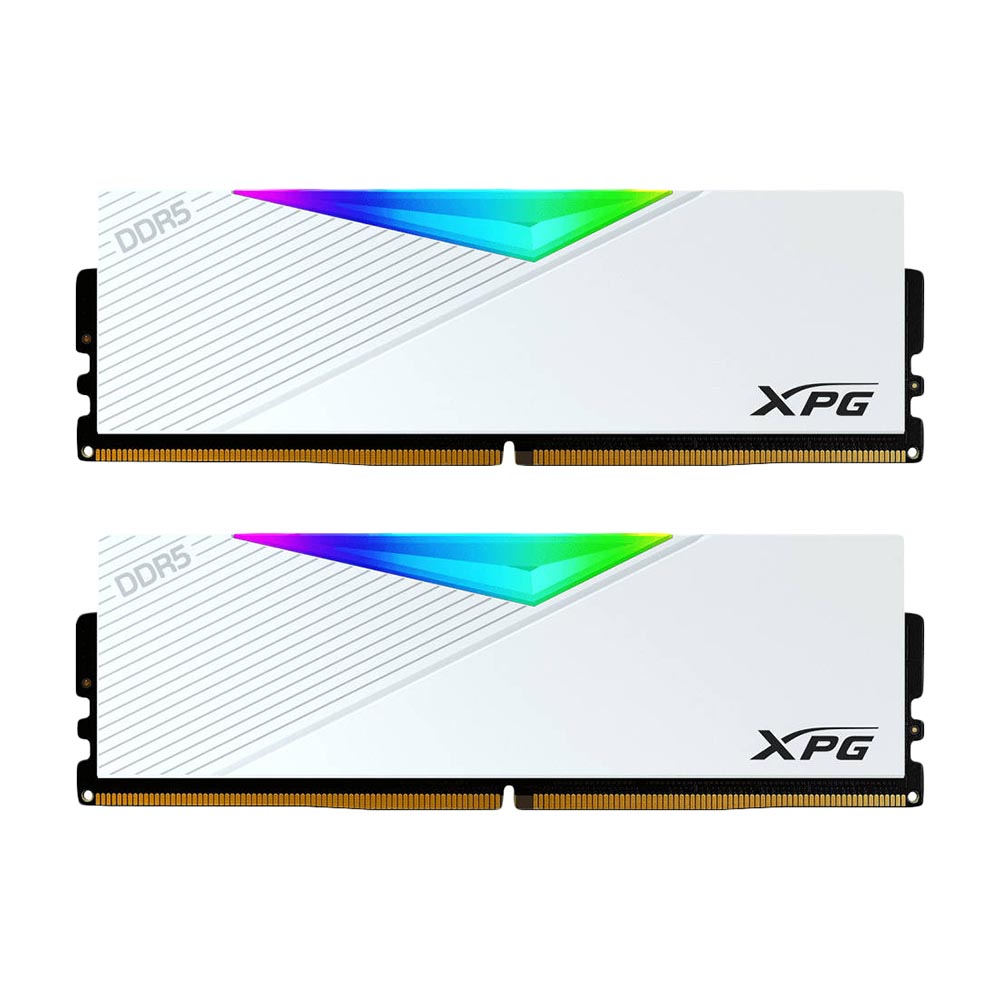 Оперативная память Adata XPG Lancer RGB 32 Гб (2х16), 5200 MHz, DDR5, AX5U5200C3816G-DCLARWH оперативная память 32 gb 5200 mhz adata lancer ax5u5200c3816g dclabk