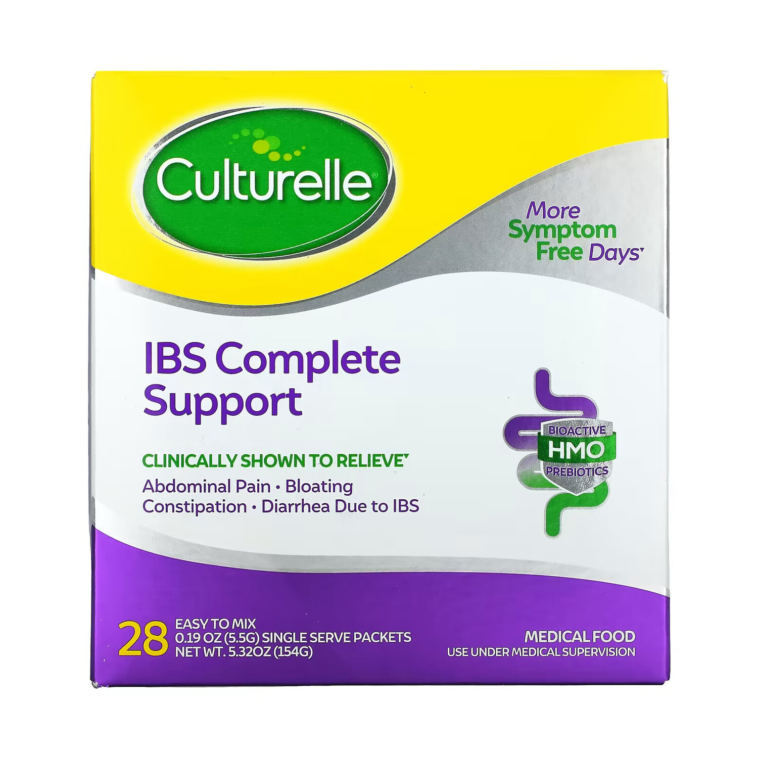 

Culturelle, IBS Complete Support, 28 пакетов по 5,5 г (0,19 унции) каждый
