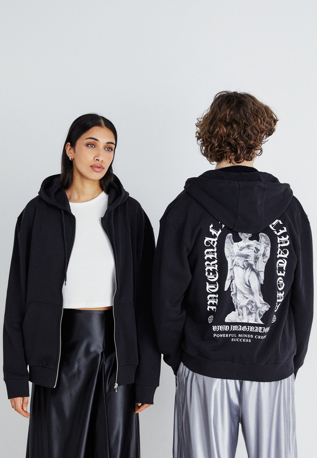 

Толстовка на молнии Jornoah Zip Hood Unisex Jack & Jones, черный