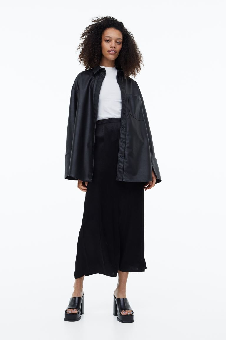 

Юбка макси H&M, черный
