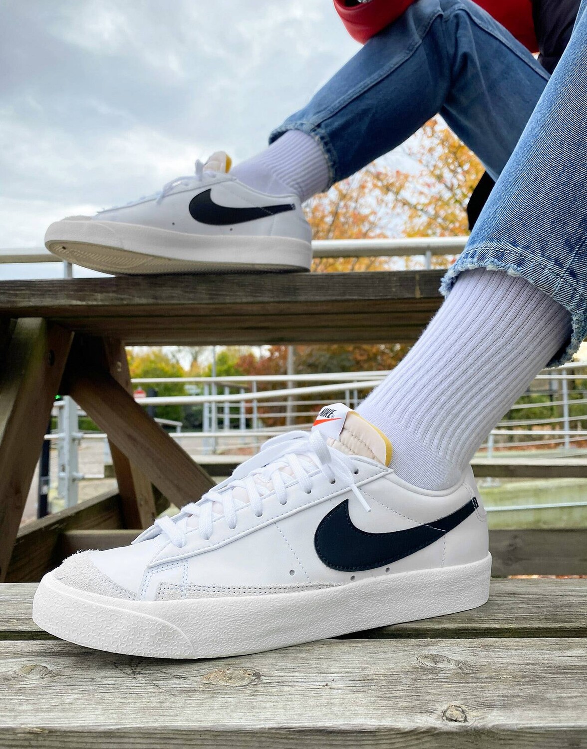 

Кроссовки Blazer Low '77 Vintage белого/черного цвета Nike, Черный