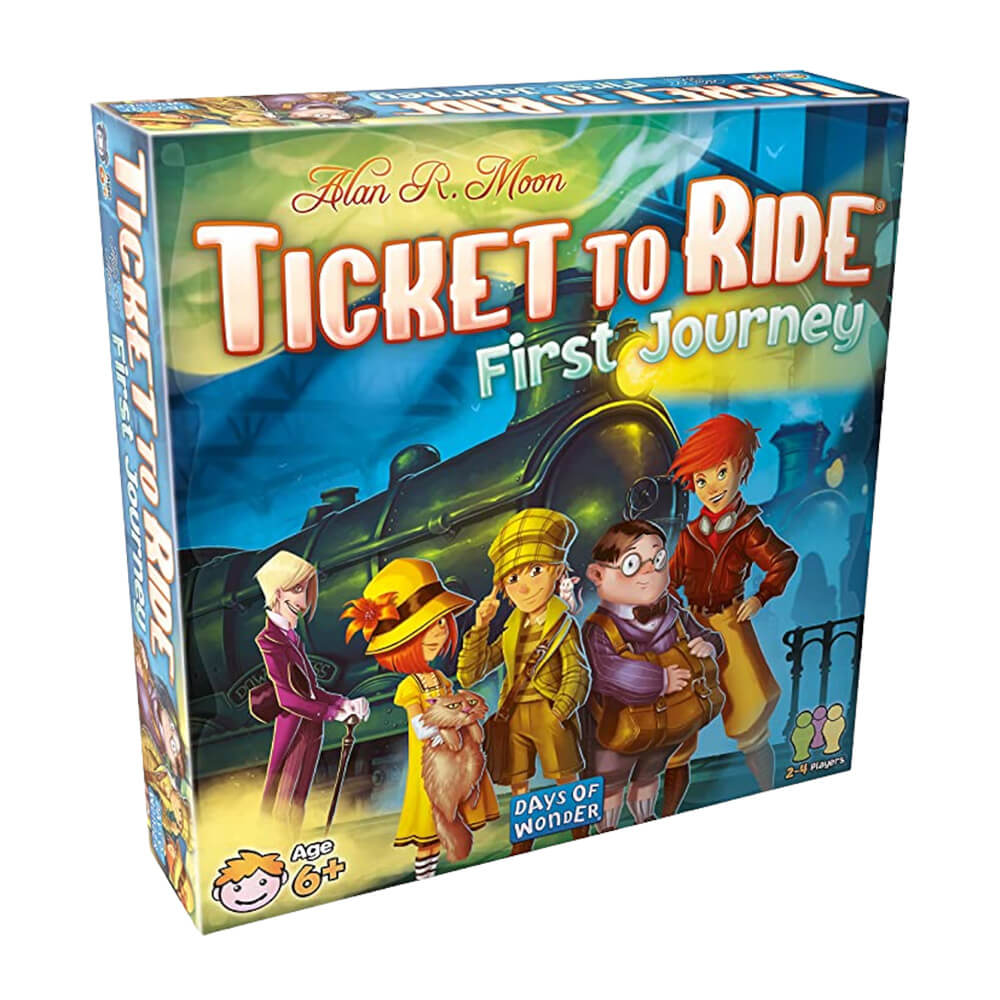 Настольная игра Days of Wonder: Ticket to Ride First Journey ticket to ride board games english edition 2 5 players