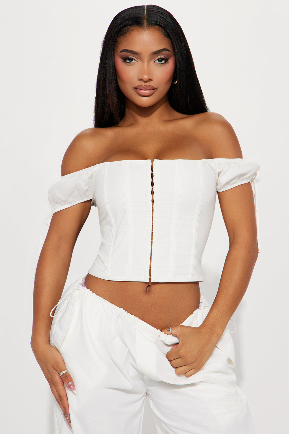 

Топ Fashion Nova T4334C, слоновая кость