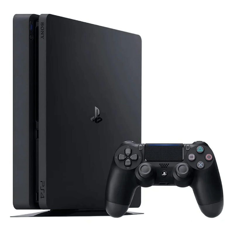Игровая приставка Sony PlayStation 4 Slim 500 ГБ HDD, черный игровая приставка sony playstation 4 pro 1 тб черный