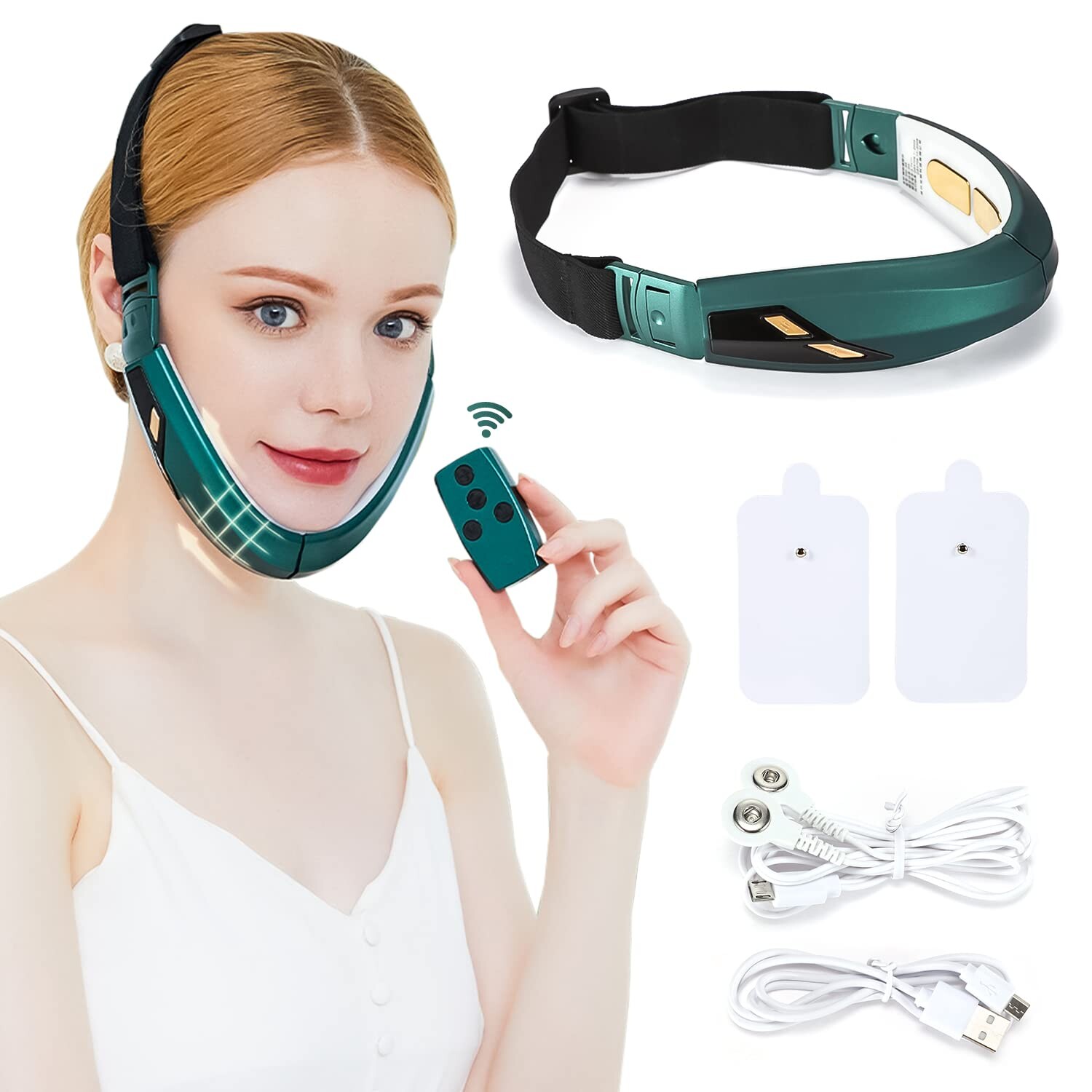 

Массажер для лица Hold Young V Facial Remote Control, зеленый