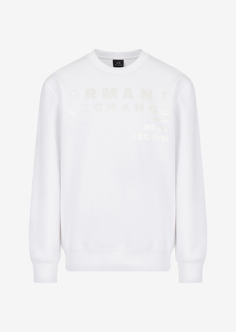 

Толстовка без капюшона Armani Exchange, белый