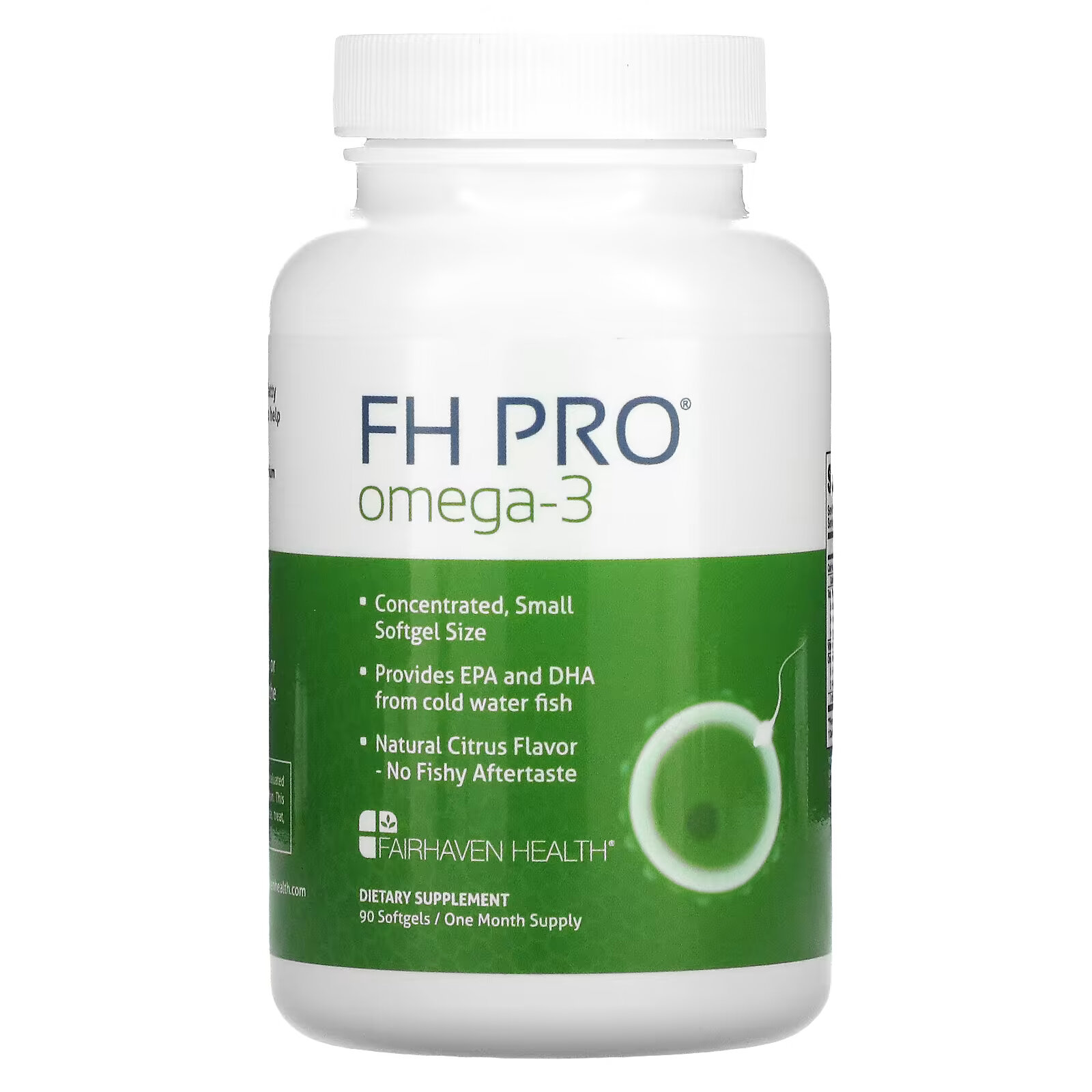 Fairhaven Health, FH Pro Omega-3, натуральный цитрус, 90 мягких таблеток fairhaven health pregease 120 таблеток