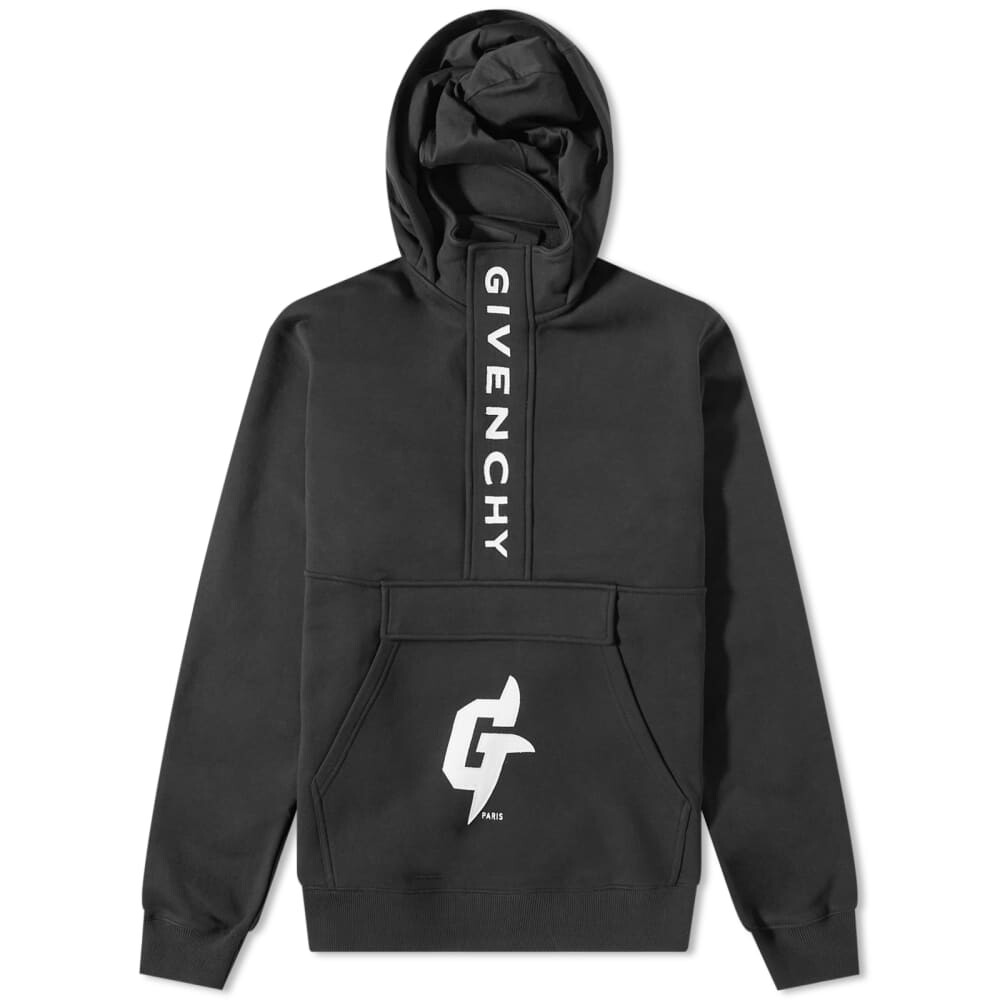

Толстовка Givenchy G Logo Half Zip Hoody, Серый