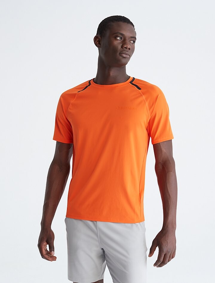 

Футболка Performance Logo с рукавами реглан Calvin Klein, красный