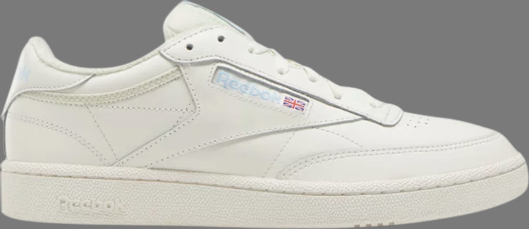 

Кроссовки club c 85 'white denim glow' Reebok, белый