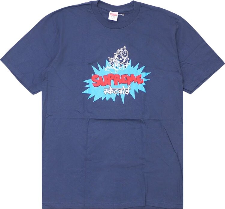 

Футболка Supreme Ganesha Tee 'Dark Slate', синий