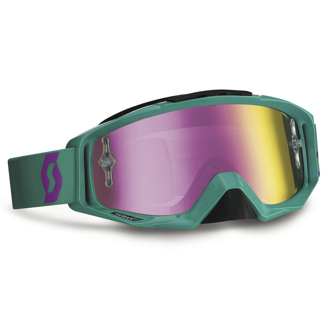 

Очки Scott Tyrant Purple Chrome Works для мотокросса, зеленый/фиолетовый