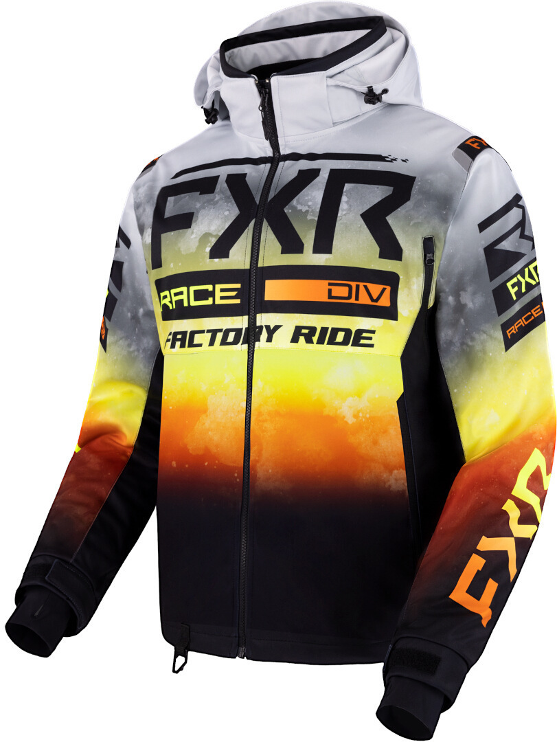 Куртка водонепроницаемая FXR RRX для мотокросса, серый/желтый/черный водонепроницаемая куртка для мотокросса rrx fxr черный серый желтый