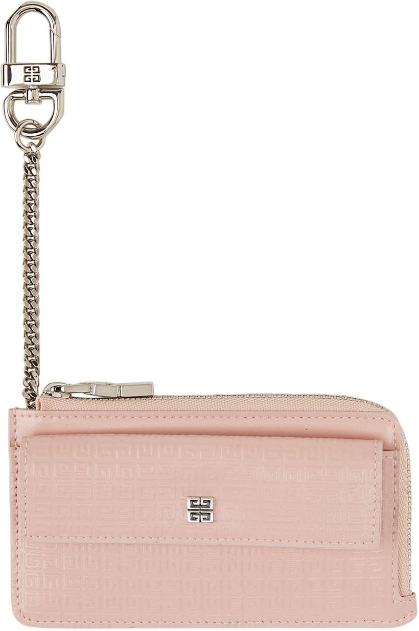 

Розовый 4G визитница на молнии Givenchy