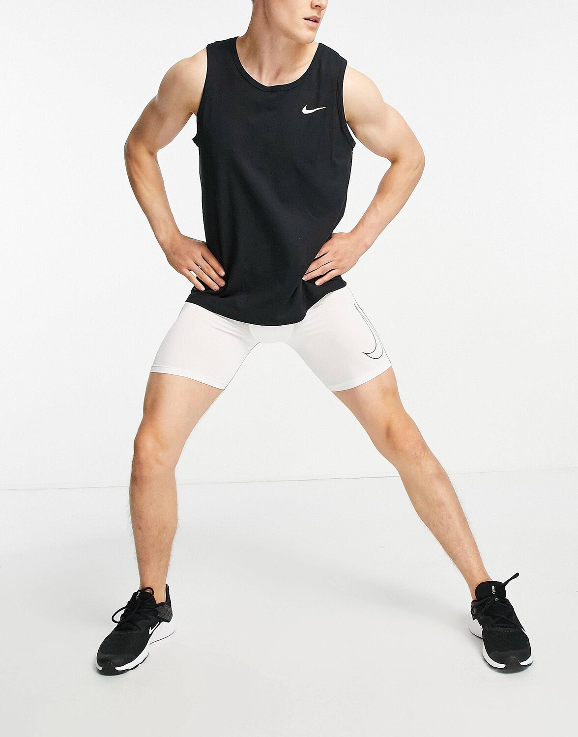 

Белые шорты базового слоя Nike Pro Training Dri-FIT