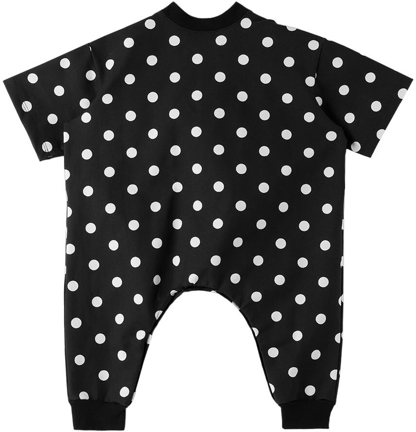 

SSENSE Exclusive Baby Black & White Block Комбинезон même.
