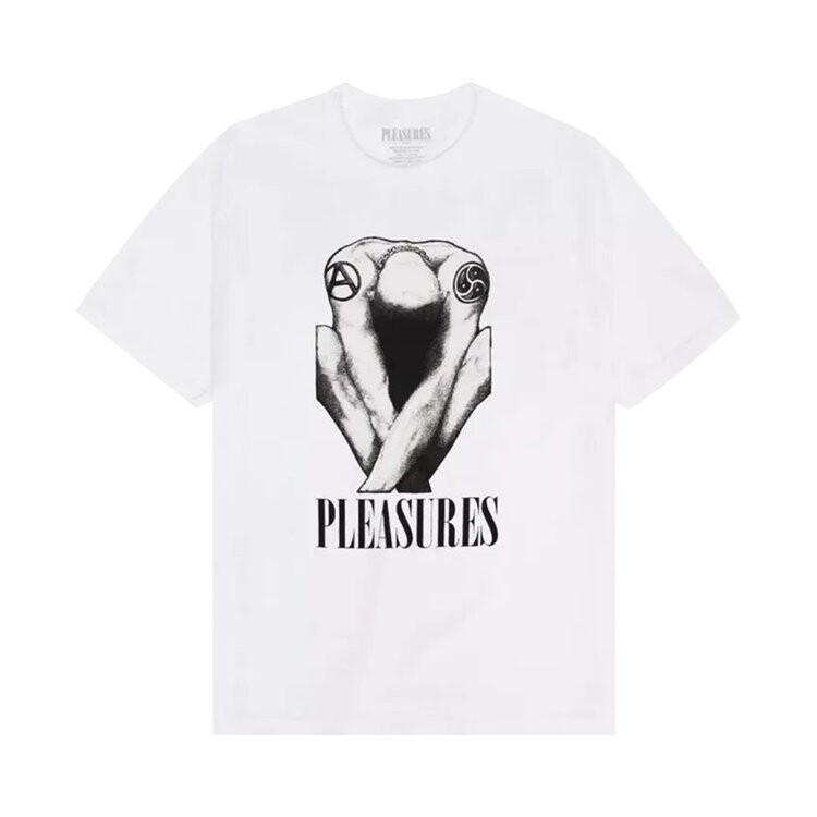 

Футболка Pleasures Bended T-Shirt White, белый