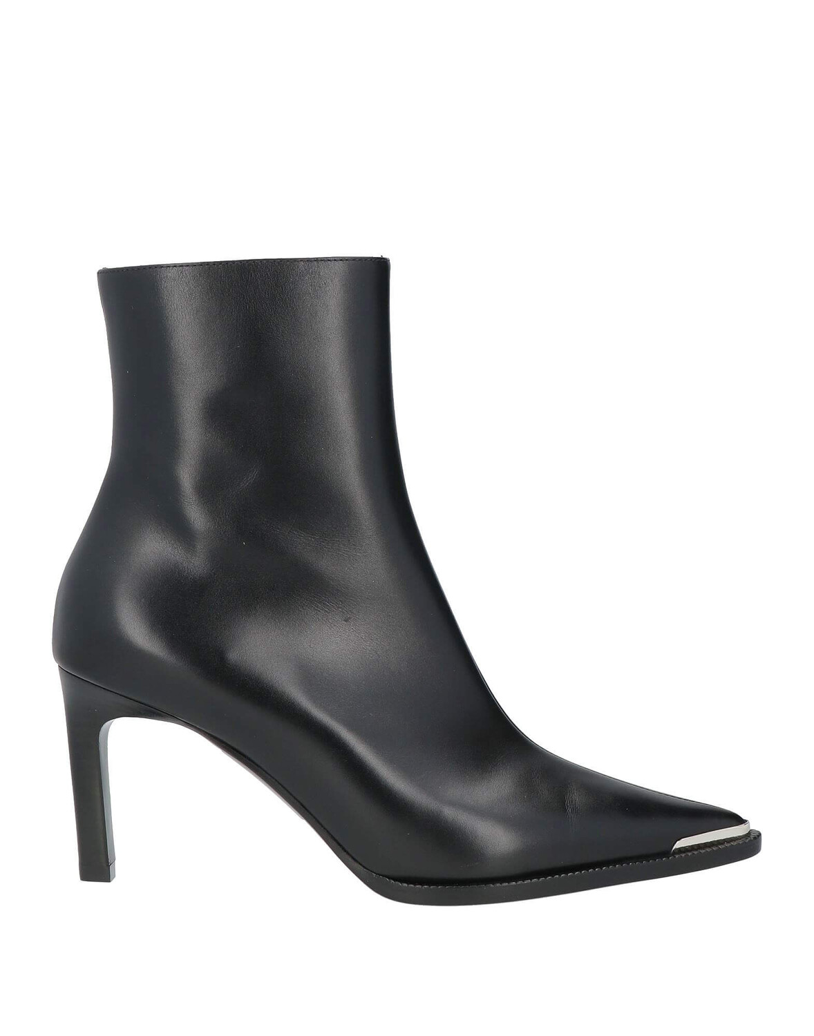 

Полусапоги из мягкой кожи на тонком каблуке CELINE, черный
