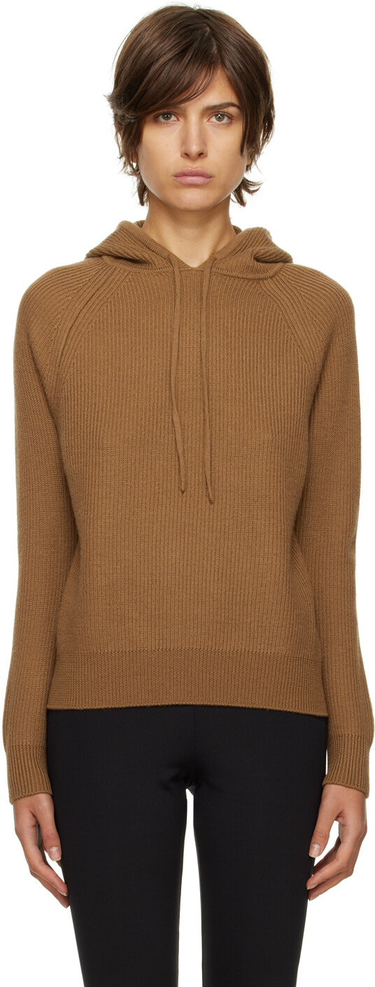 

Коричневый худи из моксы Max Mara Leisure