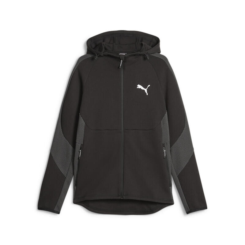 

Мужская толстовка на молнии EVOSTRIPE PUMA Black