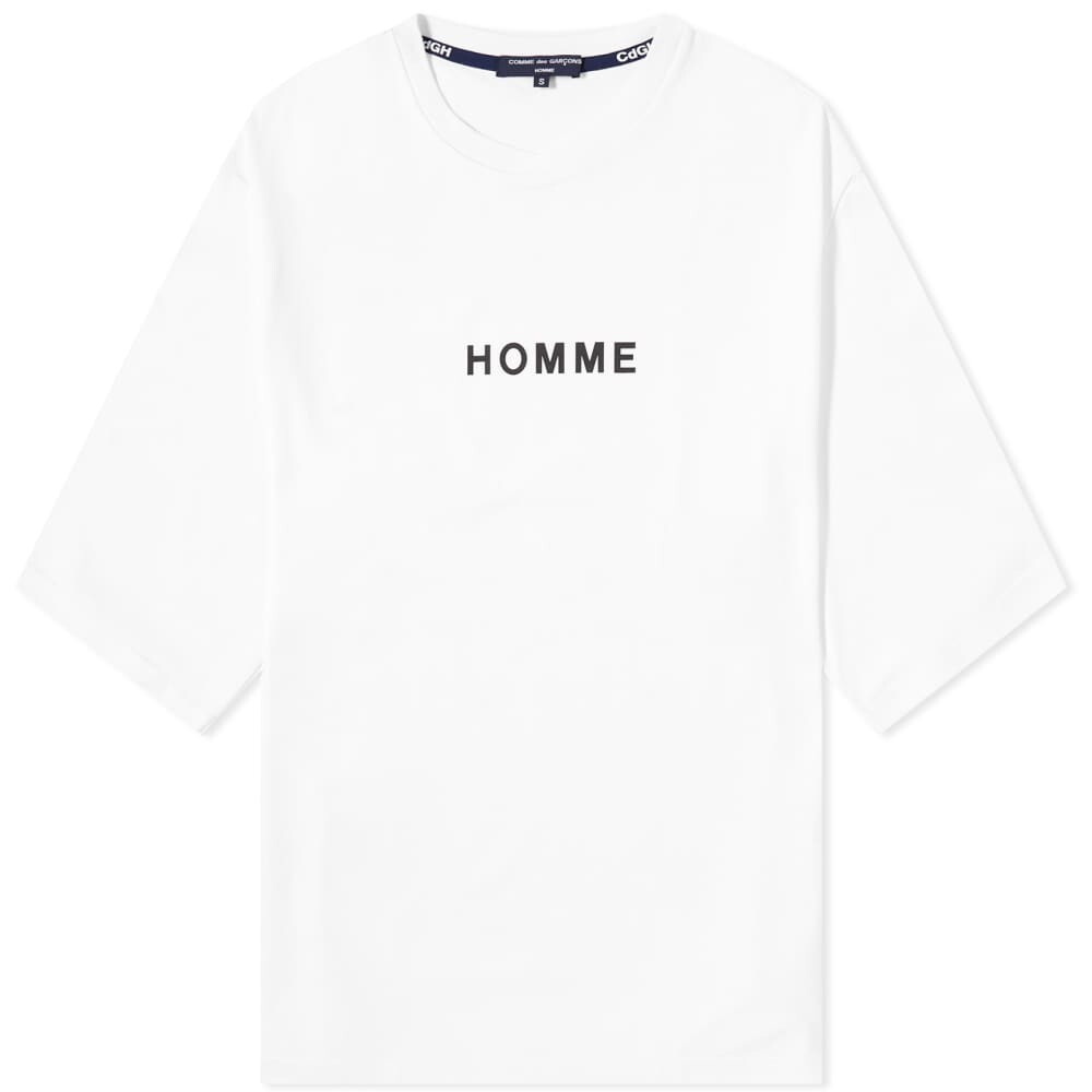 

Футболка Comme Des Garçons Homme Homme, белый/черный