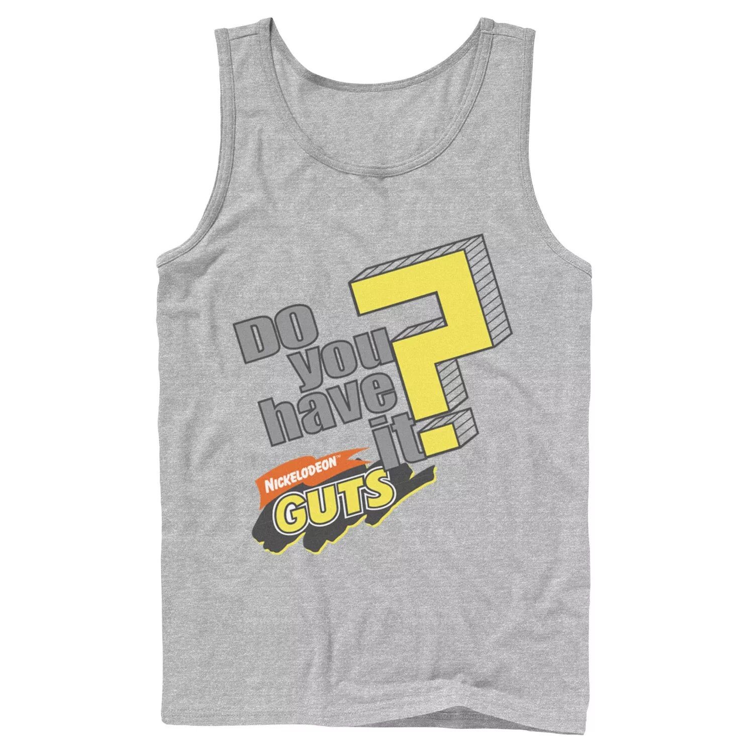

Мужская майка Nickelodeon Guts Do You Have It в винтажном стиле с логотипом и графическим рисунком
