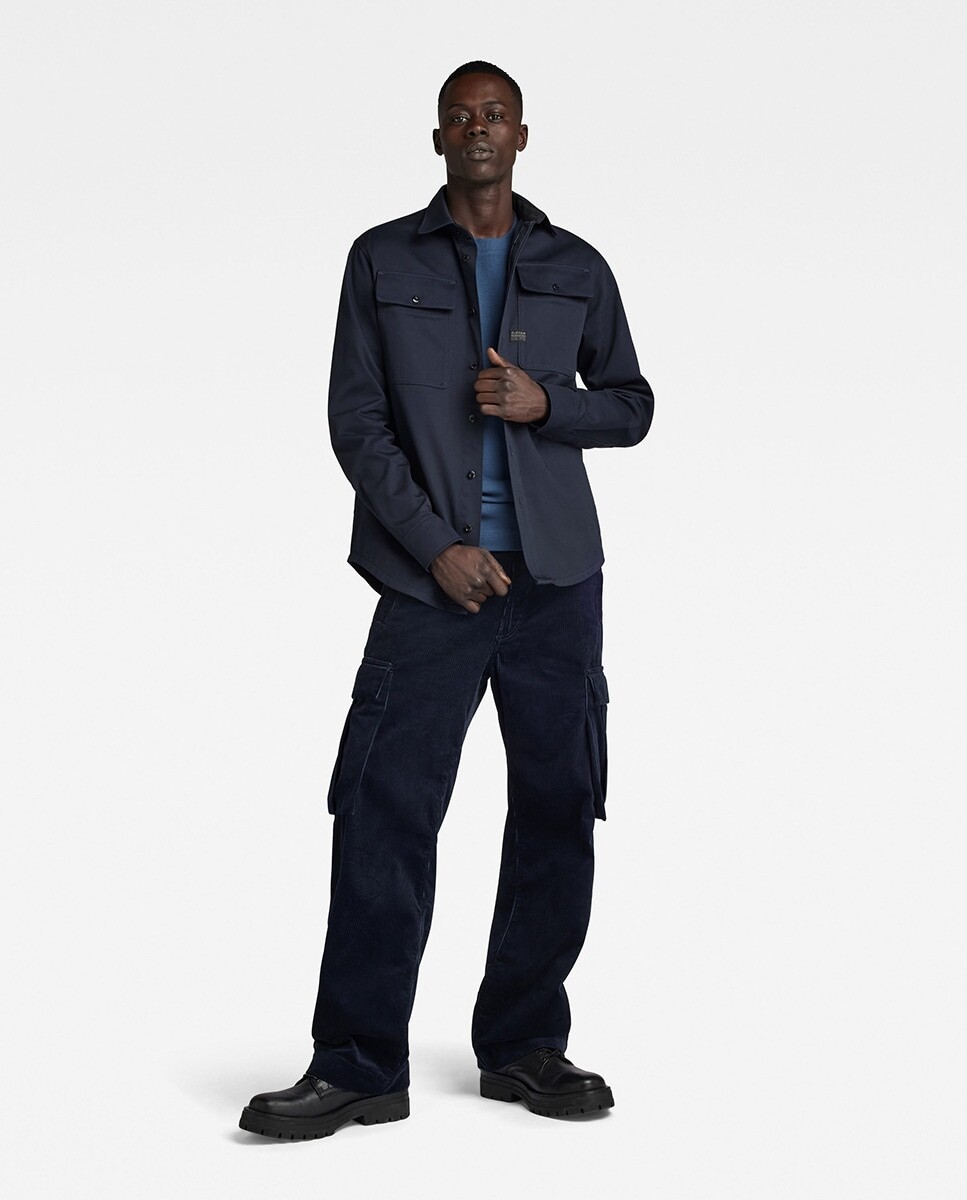 

Мужская рубашка обычного CPO G-Star Raw, синий