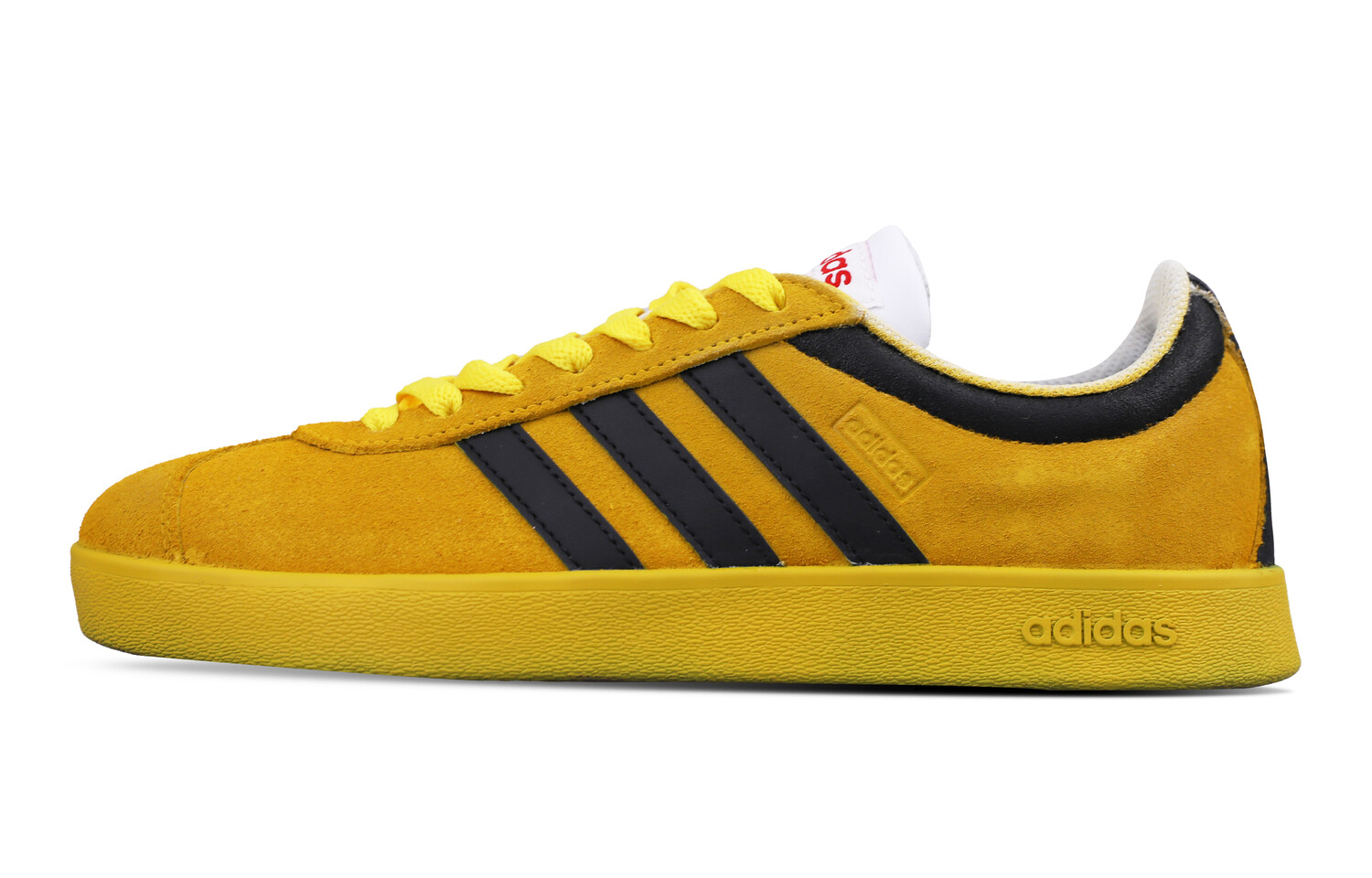 

Кроссовки adidas neo Vl Court Skateboarding Shoes Unisex Low-top Yellow, цвет Semi-cooked cheese