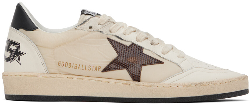 

Бежевые кроссовки Ball Star Golden Goose