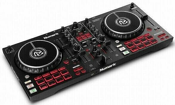 

Двухдековый диджейский контроллер Numark Mixtrack Pro FX с лепестками эффектов Mixtrack Mixtrack Pro FX 2-Deck DJ Controller with Effects Paddles