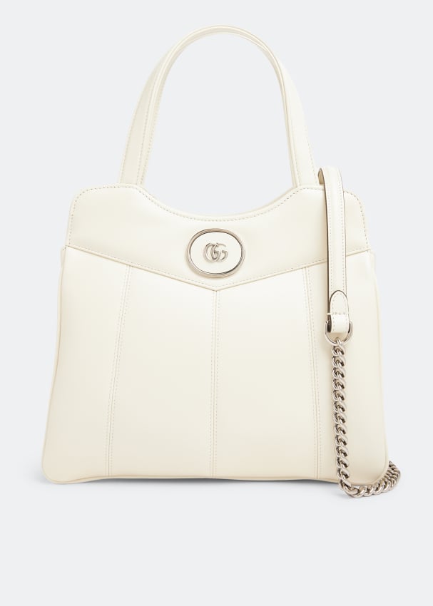 White Handbag Gucci with a Bird