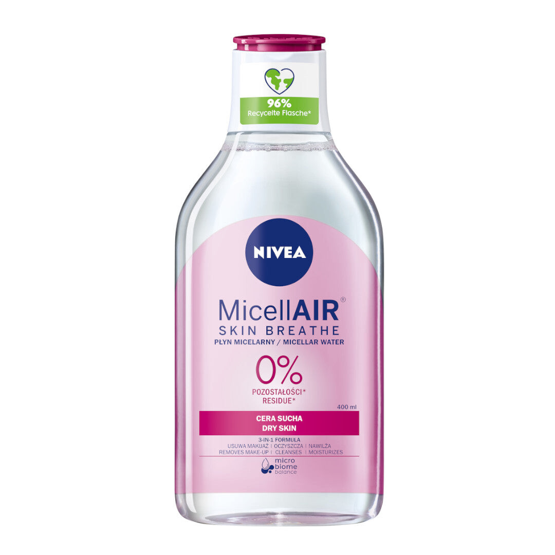 

Nivea MicellAir Skin Breathe питательная мицеллярная вода для сухой кожи 400мл