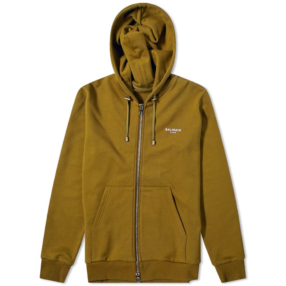 

Толстовка Balmain Flock Zipped Hoody