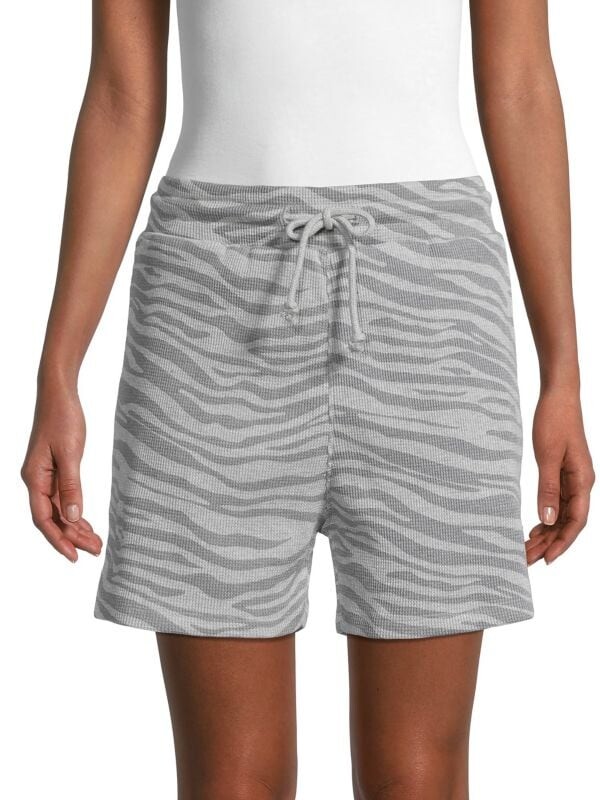 

Шорты RD Style с тигровым принтом и кулиской, grey tiger