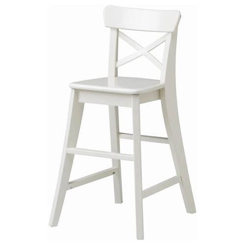 Детский стул Ikea Ingolf, белый стул ikea ronninge зеленый