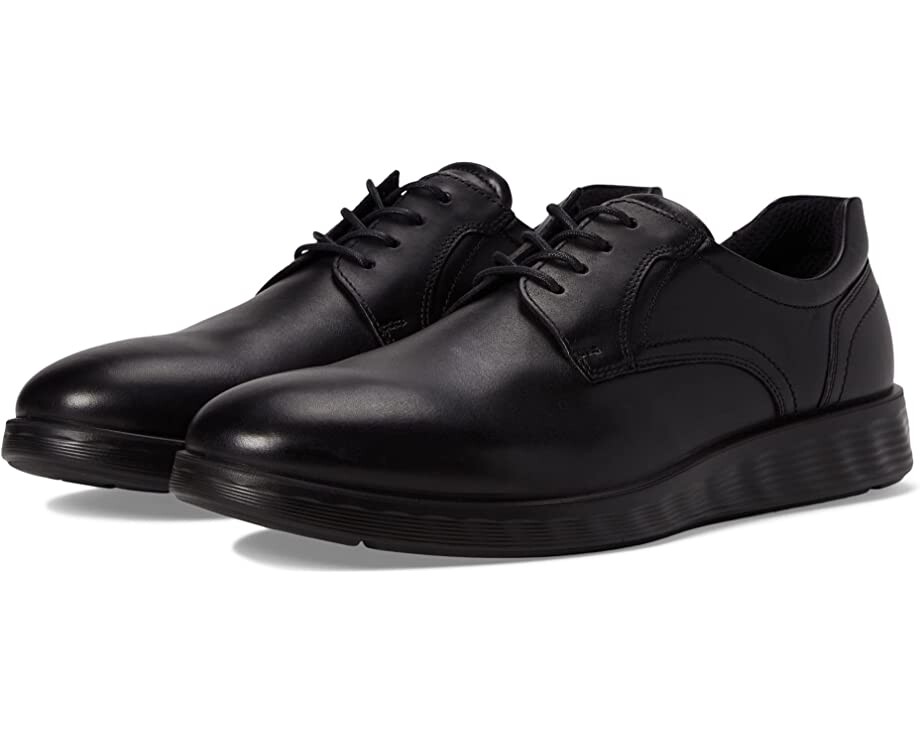 

Оксфорды S Lite Hybrid Plain Toe Tie ECCO, черный