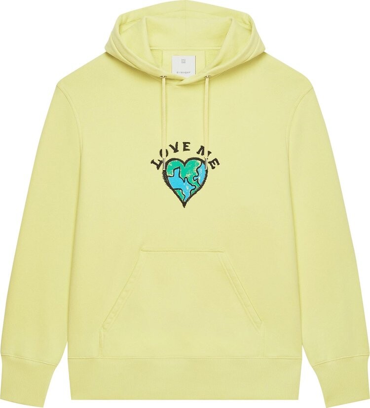 

Худи Givenchy Classic Fit Print Hoodie 'Acid Yellow', желтый