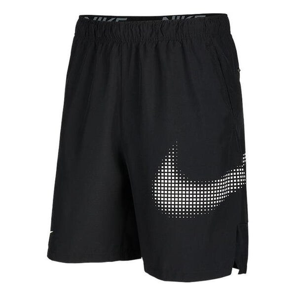 

Шорты Nike DRI-FIT Logo Printing Elastic Waistband Shorts Black DX6306-010, черный