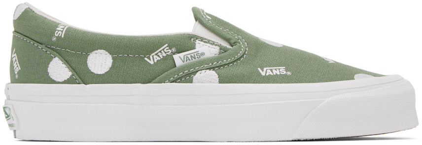 

Зеленые кроссовки OG Classic Slip-On LX Vans