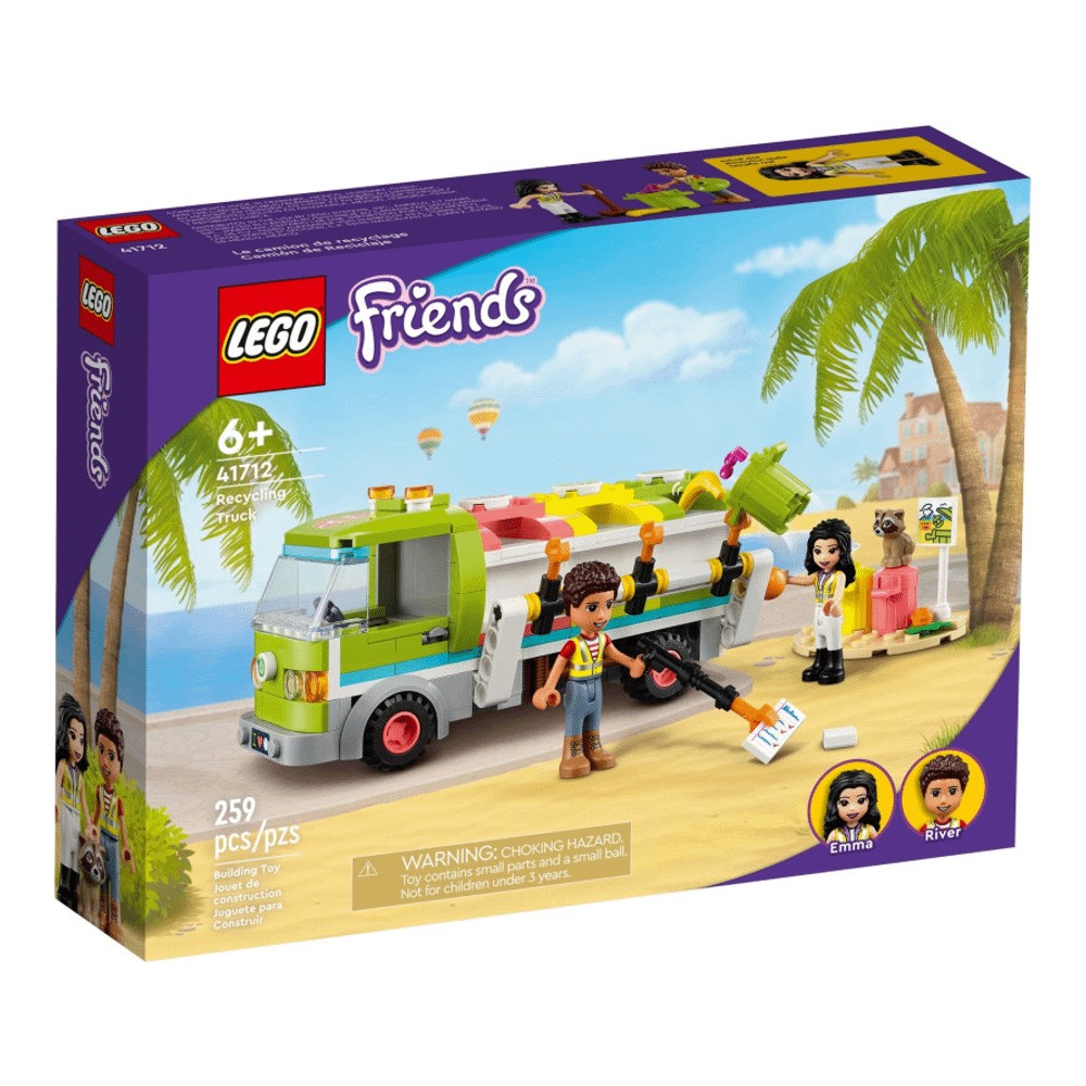 цена Конструктор LEGO Friends 41712 Грузовик для переработки