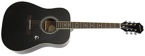 

Акустическая гитара Epiphone DR-100 Dreadnought (Ebony) DR-100 Dreadnought Acoustic Guitar (Ebony)