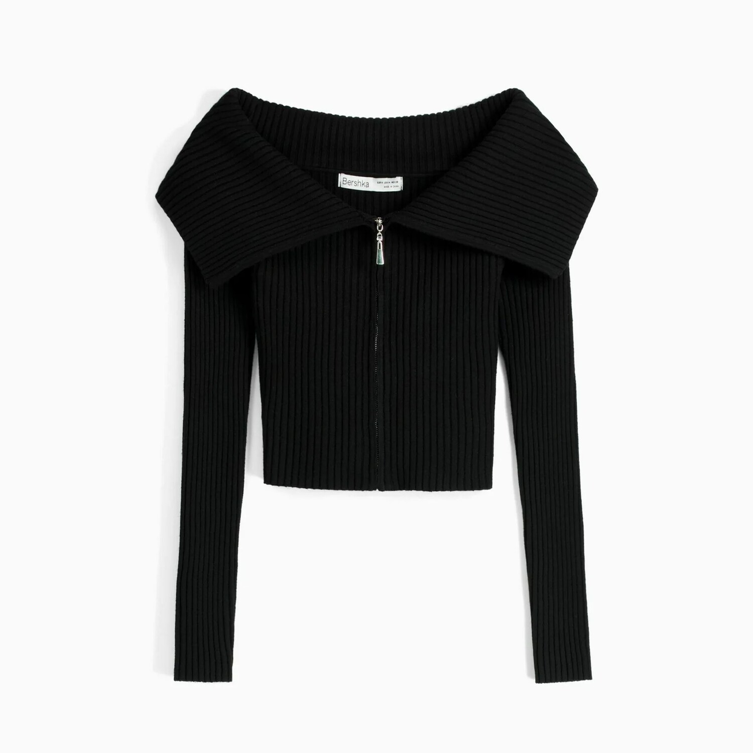 

Кардиган Bershka, черный (Размер M)