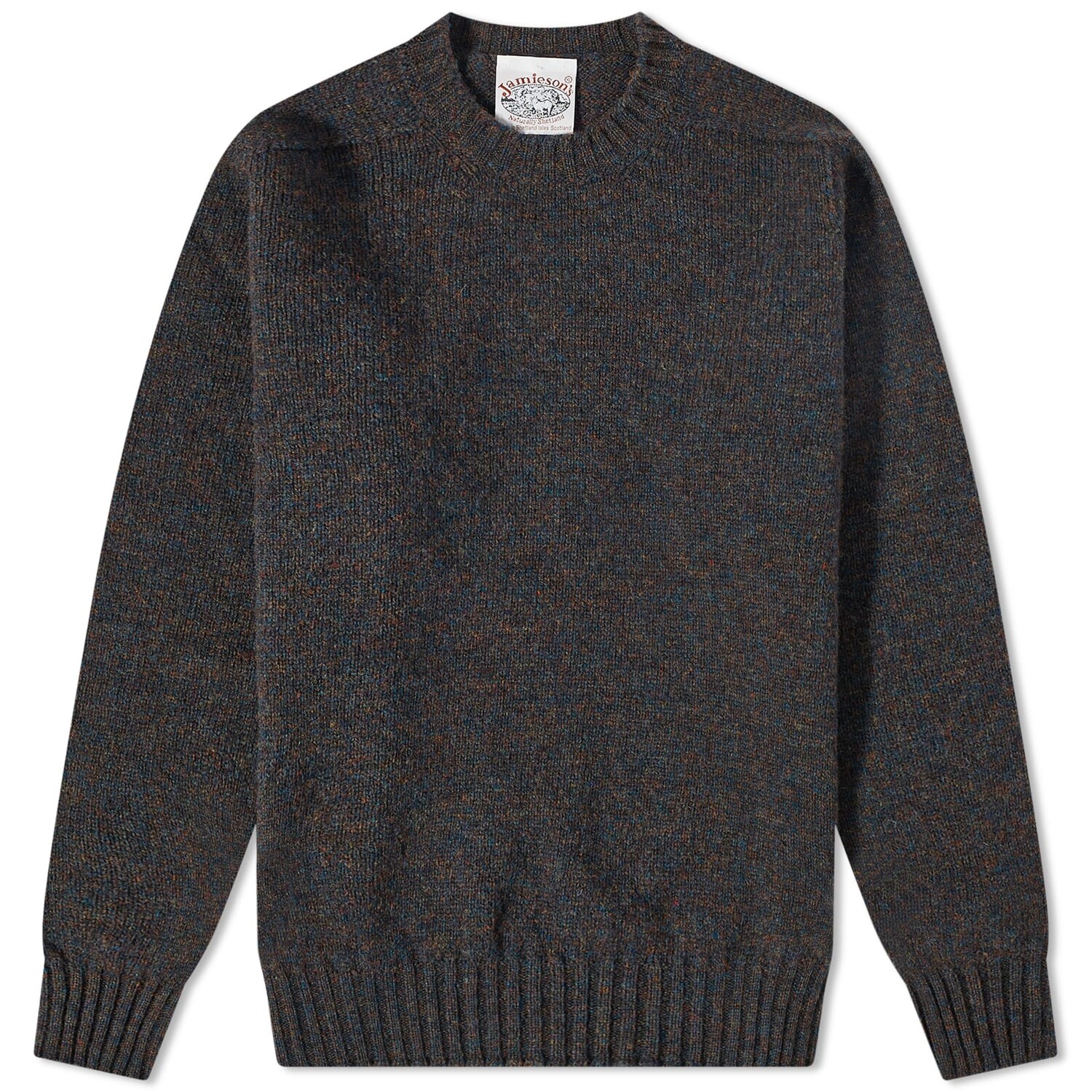 

Свитер Jamieson's Of Shetland Crew Knit, темно-серый